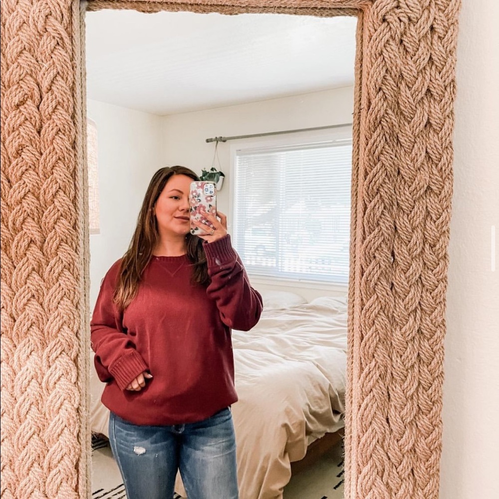 Eddie Bauer red sweater